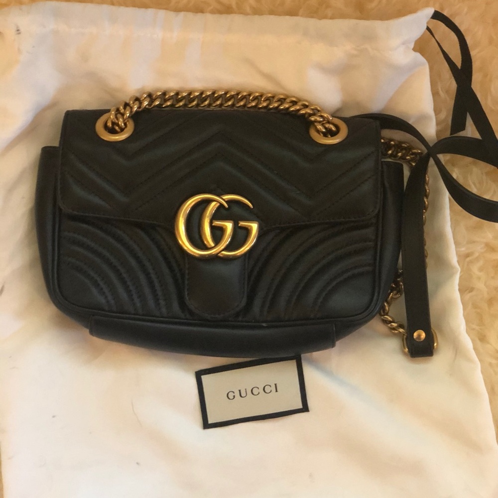 Gucci Marmont quilted leather shoulder bag